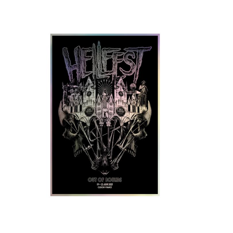 Hellfest Tour 2025 Cusson France Poster
