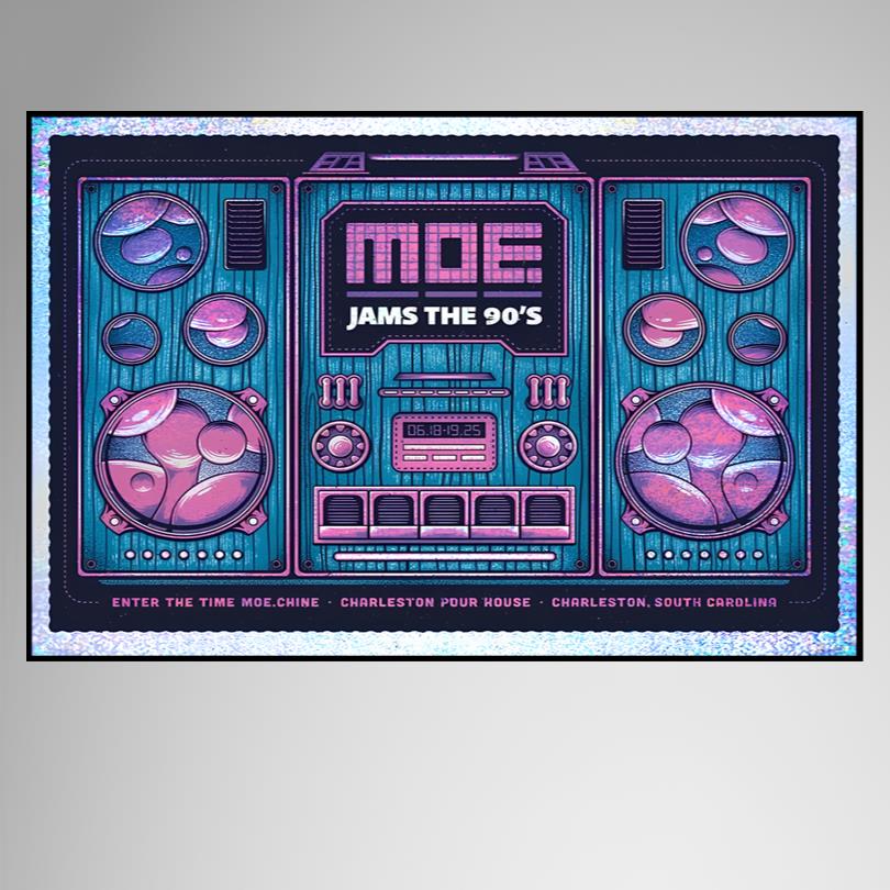 Moe The Band Charleston South Carolina June 18-19 2025 Posters