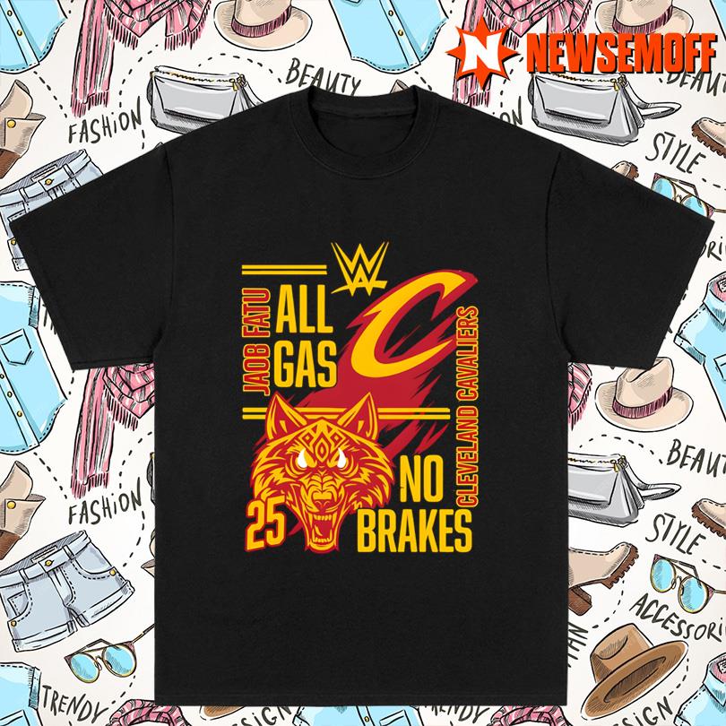 Cleveland Cavaliers All Gas No Brakes Jacob Fatu 2025 Concert Shirt
