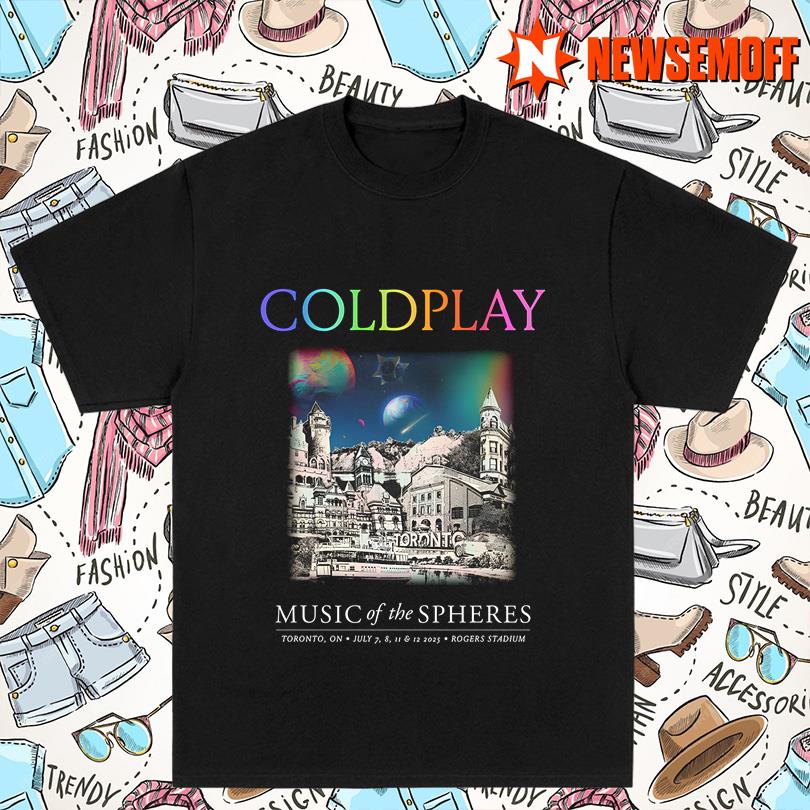 Coldplay Canada Tour 2025 Shirt