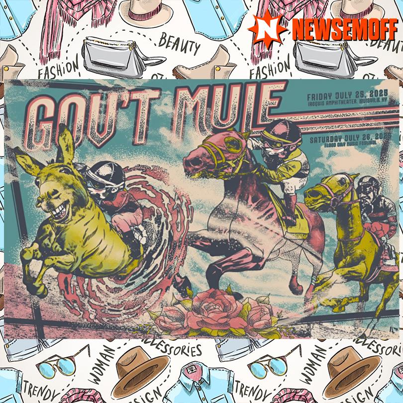 Gov_t Mule Jul 25 2025 Iroquois Amphitheater Louisville KYC Concert Poster