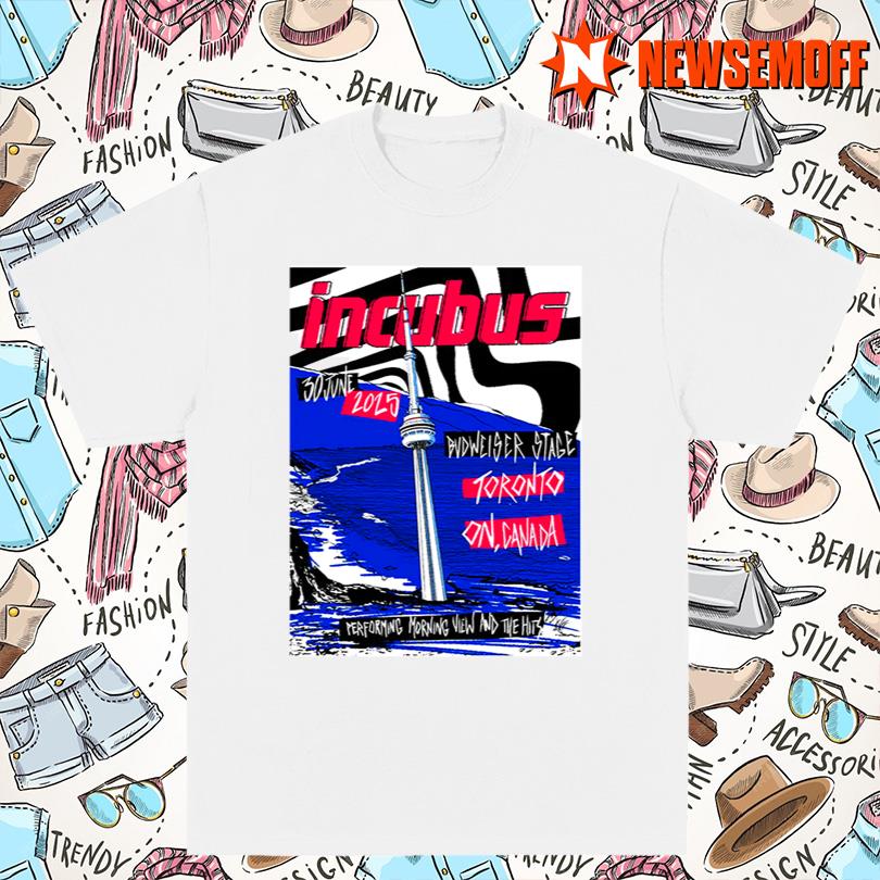 Incubus Limited Edition Toronto 2025 Merch