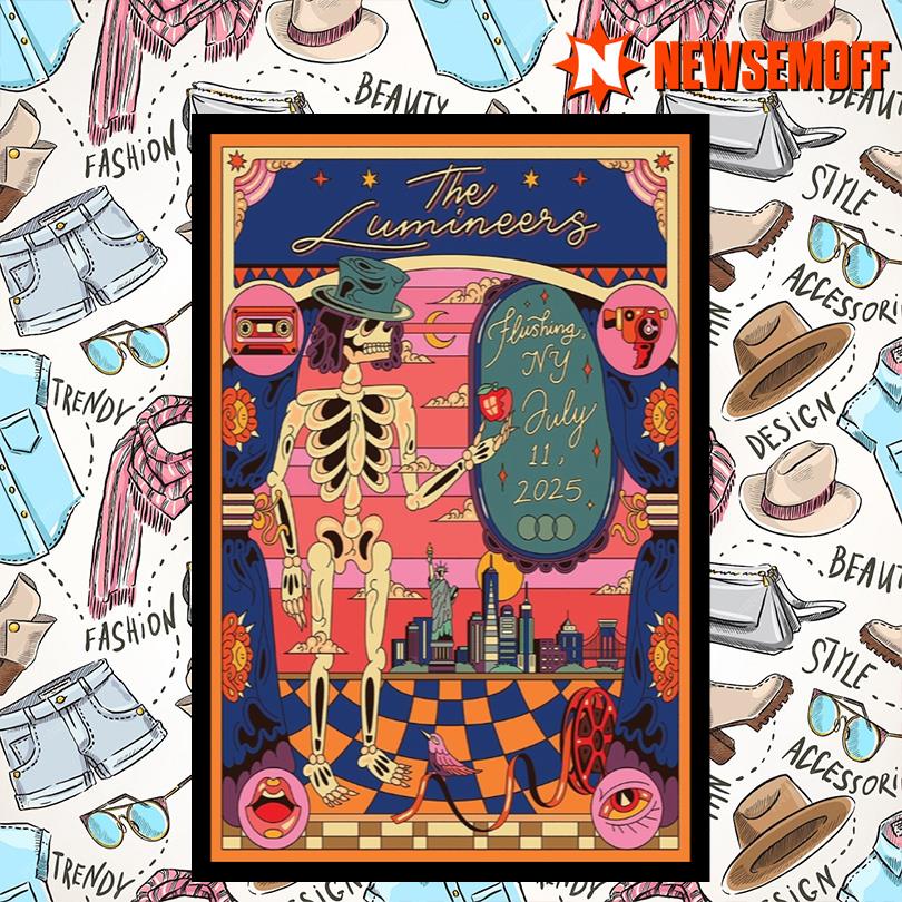 The Lumineers Flushing NY Poster