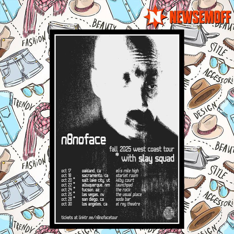 Tour Poster N8noface Fall 2025 West Coast