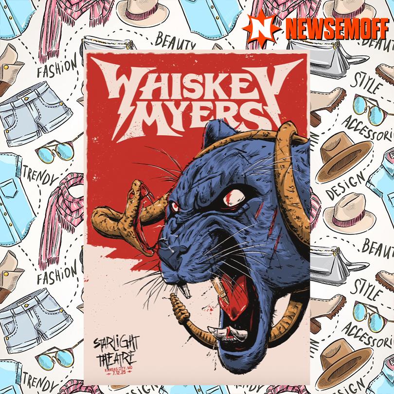 Whiskey Myers July 12 2025 Kansas City, MO Poster